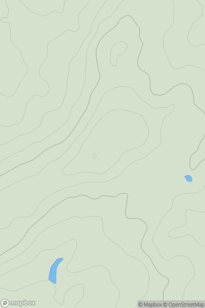 Thumbnail image for Castle Hill [South East England] [TQ607437] showing contour plot for surrounding peak